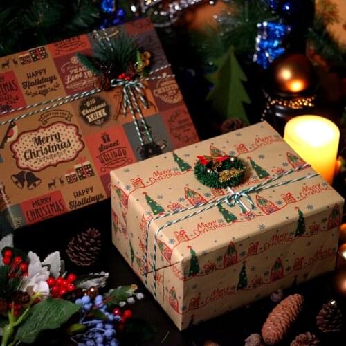 Christmas Wedding Decoration Gift Wrap Artware Packing Paper Vellum Paper Origami Paper Christmas Wrapping Paper