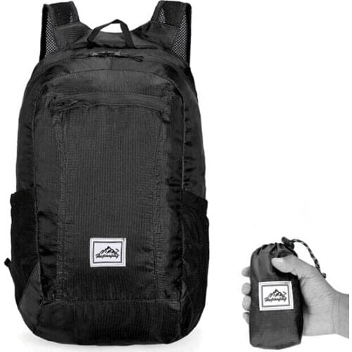 20L Lightweight Foldable Backpack Waterproof Backpack Ultralight Folding Bag Women Men Outdoor Rucksack for Travel Hiking