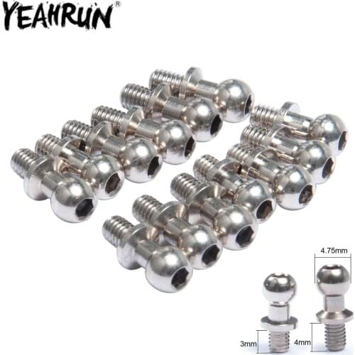 YEAHRUN Ball Head Link Track Rod End Holder Tie Rod End Hole Kit for 1:10 Sakura D4 RWD RC Drift Racing Car Upgrade Parts