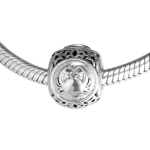 CKK 925 Sterling Silver Cancer Star Sign Charms Fashion Beads Fits Original Bracelets & Bangle DIY Jewelry