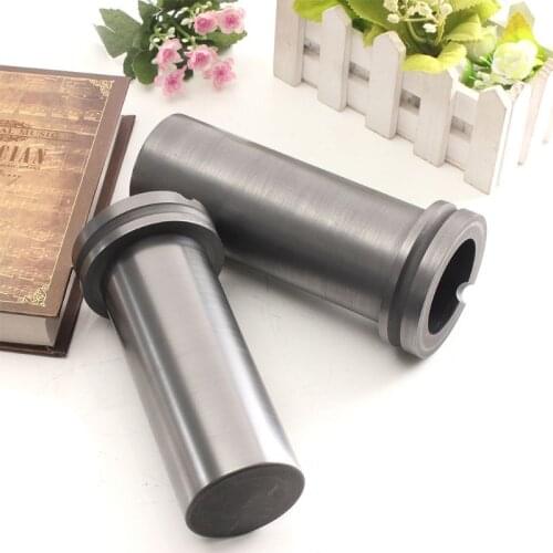 50MM Pure Graphite Crucible Cup Metal Melting Gold Silver Scrap Furnace Casting