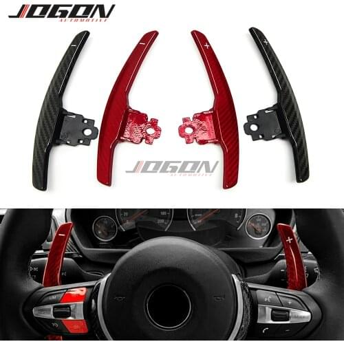 Steering Wheel Paddle Extension Shifter For BMW 1 2 3 4 5 6 Series M2 F80 M3 F82 M4 F10 M5 F12 M6 F15 X5M F16 X6M Carbon Fiber