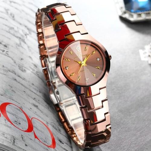 Ontheedge New Arrival Dropshipping Tungsten Material Quartz Water Resistant Women Watch