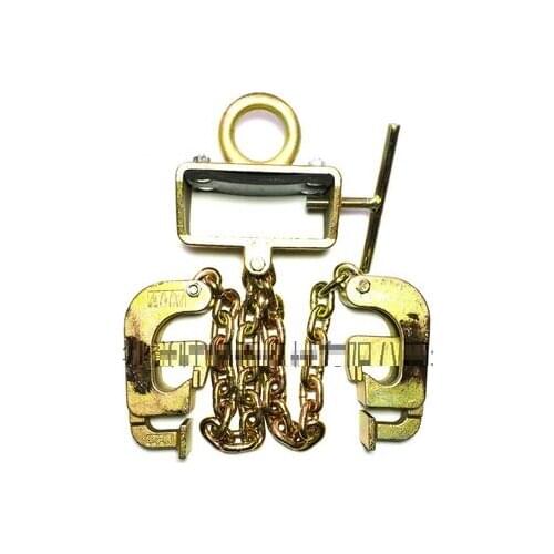 1Ton for 2 barrel iron drum lifter, clip hanging clamp, drums barrel chain sling hook Tire Repair Tools