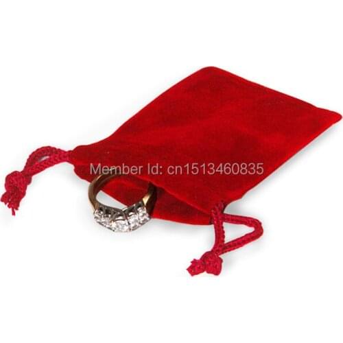 100pcs/lot free shipping cotton jewelry pouch cotton gift pouch cotton drawstring pouch bag custom logo jewelry bag rings bag