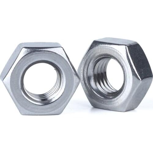 100pcs 3D printer parts M8 stainless steel hex screw nut
