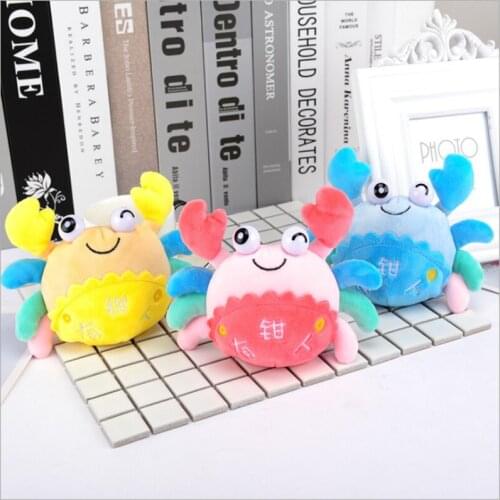 30pcs/lot Crab Plush Doll Toys Crab Plush Soft Stuffed Toy Hot Game Doll For Children Christmas Gifts