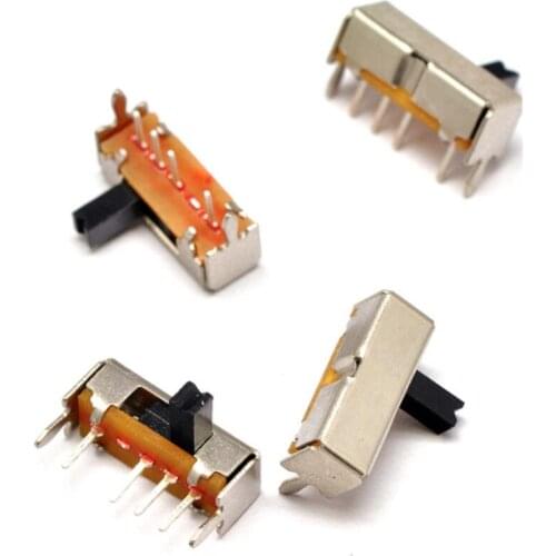 Free shipping 1000PCS SK13D07 1P3T DIP 6PIN SPTT toggle switch handle length 4mm slide switches SK-13D07 ROHS