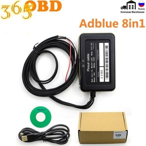 Adblue 9IN1 /Adblue 8IN1 Adblue Emulator Universal NOT NEED ANY SOFTWARE 9in1 AdBlue Emulation Box for multi-brands trucks