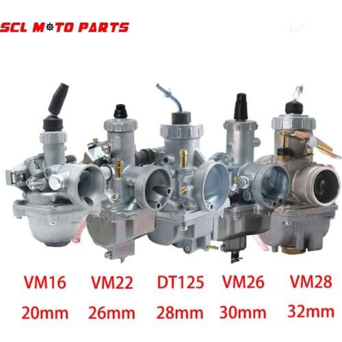ALconstar-Motorcycle Mikuni VM16 22 26 DT125 Carburetor 20mm 26mm 28mm 30mm 32mm For 110cc-250cc Dirt Pit Bike ATV Quad
