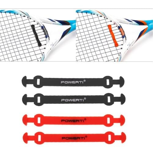 Tennis Racket Vibration Dampener Sets for Tennis Racquet String Red+Black
