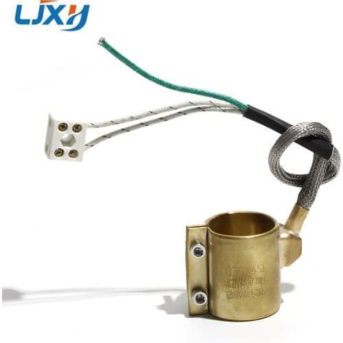LJXH Brass Band Heater Electric Heating Ring 35x35/35x40/35x45/35x50/35x60mm Inner Diameter x Height with Two/Three/Five Wire
