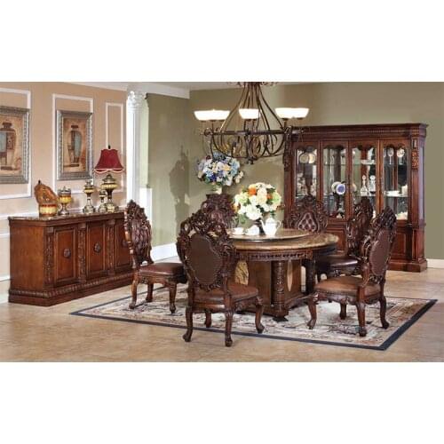 Home furniture dining sets marble table Zestawy do jadalni marmurowy stół GH149