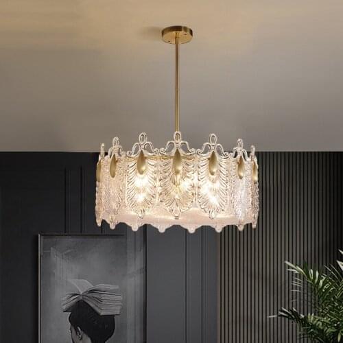 Modern Style Living room Lights Atmospheric glass Chandelier Fashion Restaurant lights Bedroom lights Study room lights