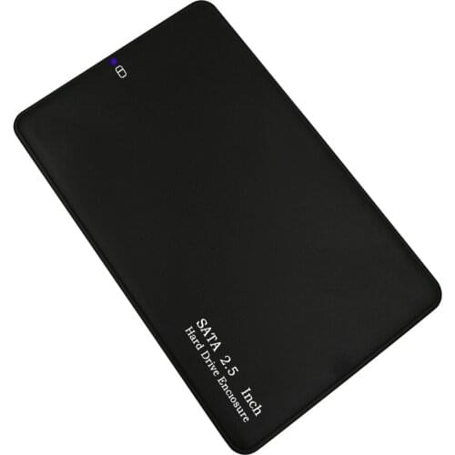 Portable 2.5 inch SATA HDD/SSD External Hard Drive Case USB 3.0 Hard Drive Enclosure Tool-free High-speed Hard Disk Case
