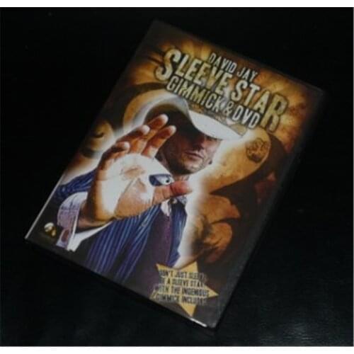Sleeve Star (DVD+Gimmick) - Stage Magic Tricks Props Gimmicks Illusions Close Up Party Trick Mentalism Magician Toys