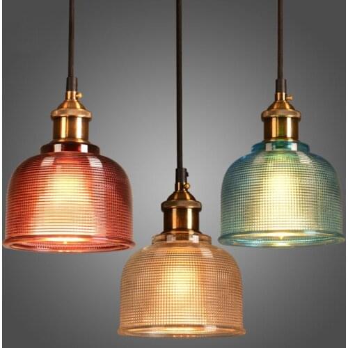 Glass Chandelier Loft Industrial Wind American Rural Restaurant Bar Retro Nostalgia Creative Chandelier Amber Bedroom Attic