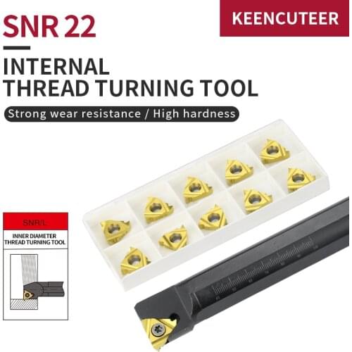 SNR0020R22 SNR0025S22 CNC internal thread turning tool bar with 22IR internal thread blade CNC tool