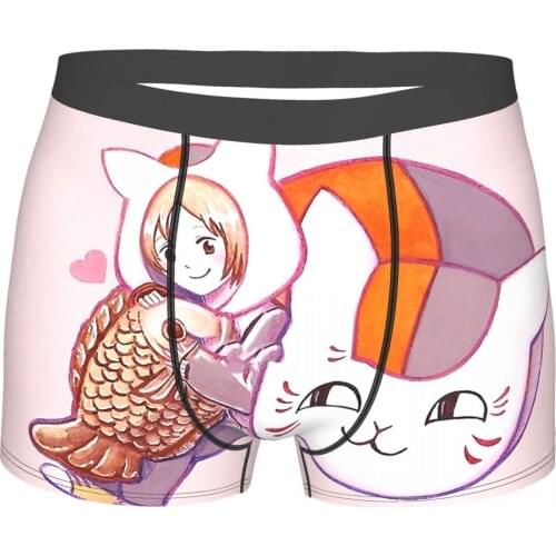 Natsume Yuujinchou Takashi Natsume Anime Natsume Underpants Homme Panties Mens Underwear Ventilate Shorts Boxer Briefs