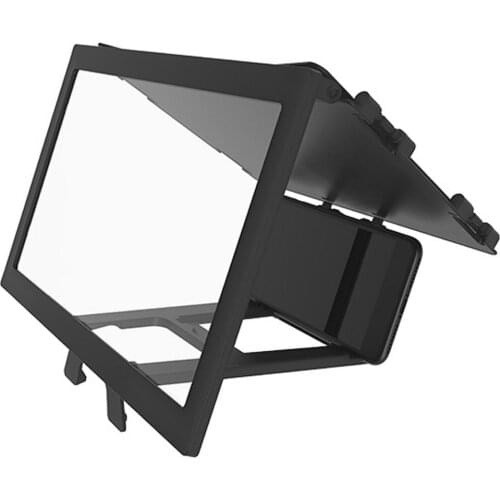 Screen Amplifier Mobile Phone Screen Magnifier Foldable Three-sided Shading 12-inch High-definition Blue Light 3d Video Magnific