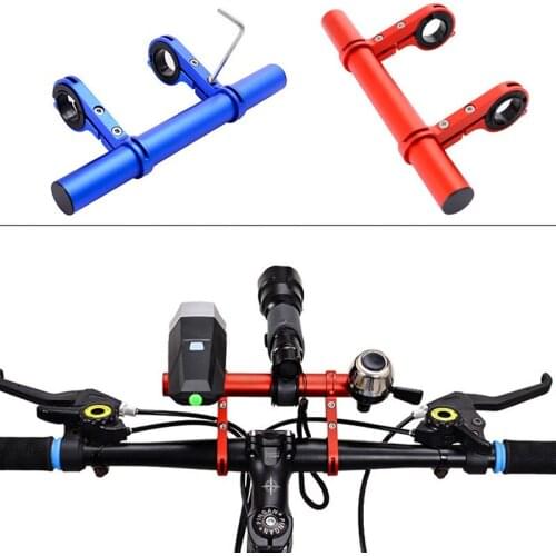 Bicycle handlebar extender bracket MTB headlights speedometer computer flashlight bracket aluminum alloy support extender