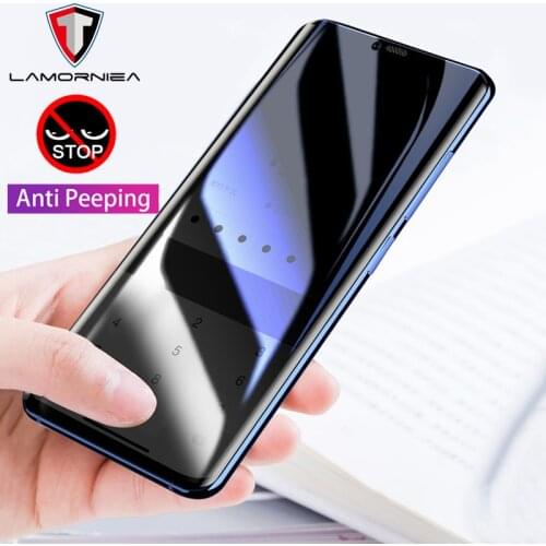 For Huawei P30 P20 Lite Pro Privacy Anti Glare Tempered Glass Screen Protector 9H Tempered Glass Screen Film for Huawei P10 Plus