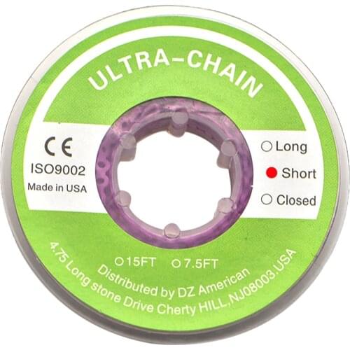 1pc Dental Elastic Ultra Power Chain Length 4.75m Colorful Rubber Spool Long/Short/Closed High Strength Dental Orthodontic