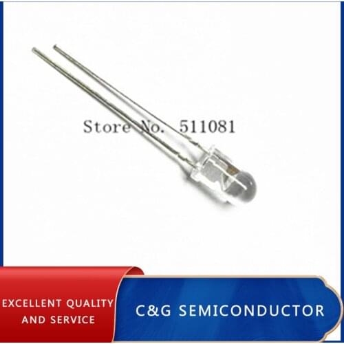 100Pcs 940 Infrared IR LED 5mm 940nm transmit