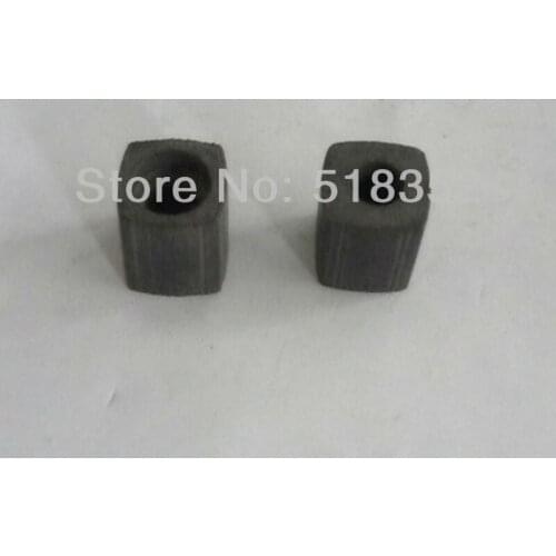 10x10x10mm YG8 Tungsten Steel Power Feed Contact with 6mm Hole for SSG Wire Cut EDM Parts
