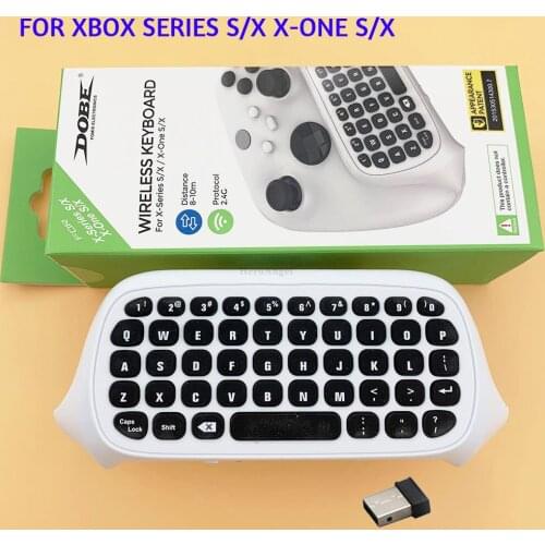 2.4G Wireless Gamepad Message Keyboard & 3.5mm Audio Jack Chat Message Keypad For XBox One S/X Game Controller For X-Series S/X