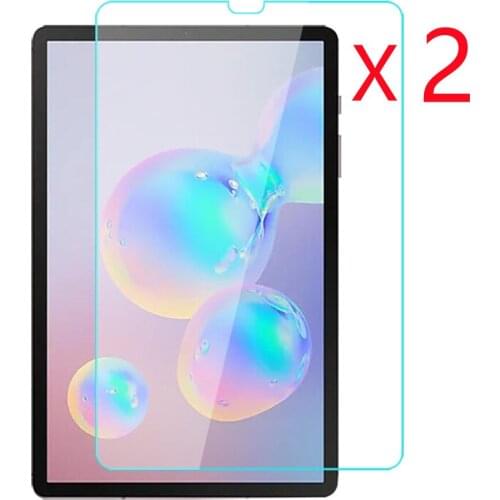 2Pcs Tablet Tempered Glass Screen Protector Cover for Samsung Galaxy Tab S6 SM-T860/SM-T865 Ultra-clear Eye Protection Film