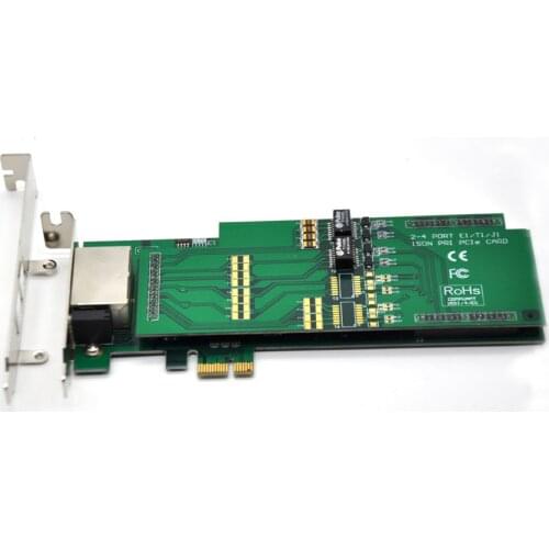 Digital Asterisk E1 card PCI-Express Slot,2 E1/T1/J1 Telephony Voice card ISDN PRI Card PCI-E interface,elastix ip pbx freepbx
