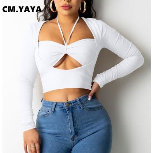 CM.YAYA Women's Long Sleeve T-shirts