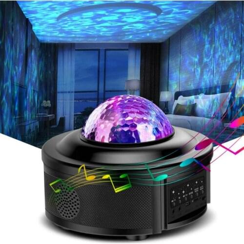 Colorful Starry Sky Galaxy Projector Nightlight Child Blueteeth USB Music Player Star Night Light Romantic Projection Lamp Gifts