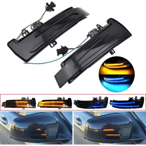 For Mercedes Benz A B C E S CLA GLA GLK CLS Class LED Dynamic Turning Signal Blinker Side Mirror Light W176 W204 W212 W246 C117