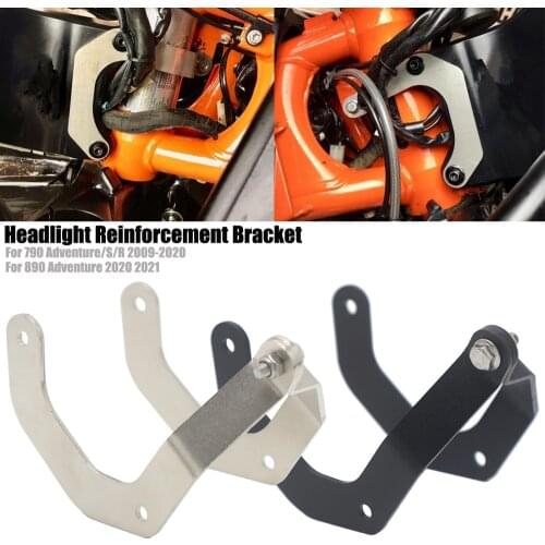 For 790 890 ADVENTURE S R 790ADVENTURE 2019-2020 890ADVENTURE 2020-2021 Motorcycle Headlight Reinforcement Brackets Neck Brace