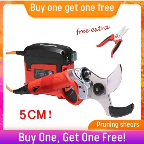 Electrc Shears Electric Pruner Kiwi Fruit Tree Garden Scissors 220V 5200mah Lithium Electric Pruning Shear For Vineyard Orchards