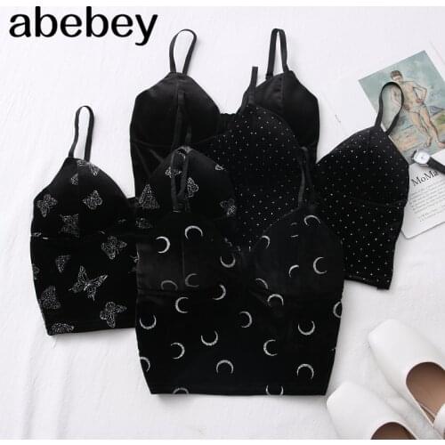 European American Sexy Strapless Camisole New Summer Cartoon Print Camisoles Women\s Slim Camisoles Sleeveless Ladies Top