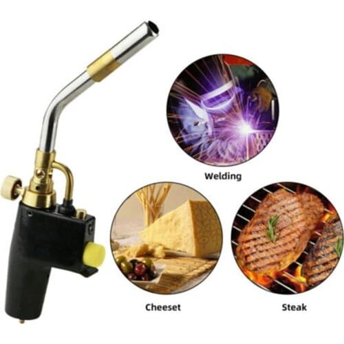 Propane Gas Welding Torch Plumbing Blow Torch Welding Tool Camping Metal Torch Welding Quick Fire Solder Burner