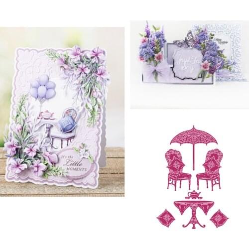 Hot Chairtting Metal Cutting Dies Scrapbook Diary Decoration Stencil Embossing Template DIY Greeting Card Handmade New 2021