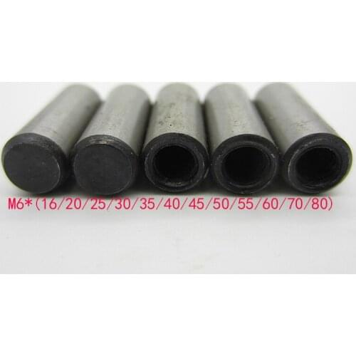 10PCS M6*(16/20/25/30/35/40/45/50/55/60/70/80)mm DIN 7978 High strength steel Taper pins with internal thread GB118