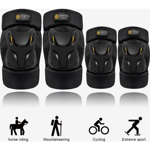 Motorcycle Riding Knee Pads Elbow Protector Gear Safety Racing Cycling Skating Guards Brace Support Kneepad