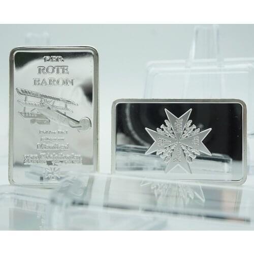 Germany World War II Deutsche Bundeswehr Dead Soldier Cruelty of War Gold Bullion Bar Military Commemorative Coins