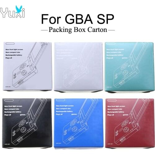 YuXi For GBA SP New Packing Boxes For Gameboy Advance SP Game Console Protect Box Packing Carton