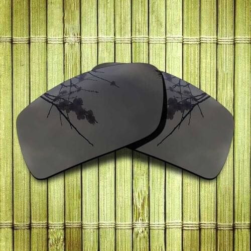 Polarized Replacement Lense For-Oakley Gascan Sunglasses Frame True Color Mirrored Coating - Black Available