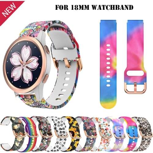 18mm Sport Silicone Strap For Garmin Move 3S Wrist Strap Bracelet Strap Band For Vivoactive 3S 4S For Huawei B5 Replacement Band