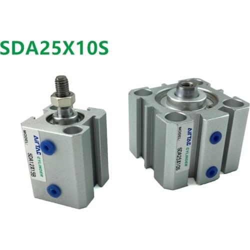 SDA25X5S SDA25X5B SDA25X5SB SDA25X10S SDA25X10B SDA25X10SB SDA25X15S SDA25X15B SDA25X15SB FSQD AIRTAC Thin pneumatic cylinder