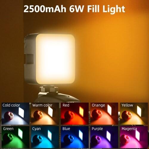 LED Light Lamp AL86 Pro Fill Light 2500K-6500K RGB Built-in 3000mAh Battery Photographic Lighting for Shooting Studio Tik Tok Y