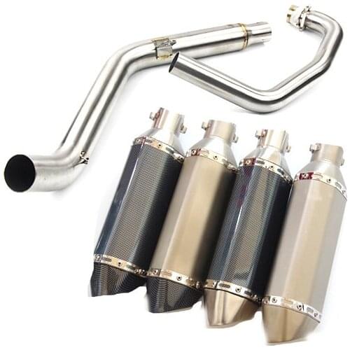 Escape Motorcycle Exhaust Head Connect Tube And 51mm Muffler Stainless Steel Exhaust System For Honda CB190 Until 2018