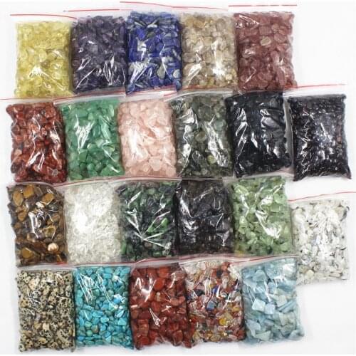 100g Degaussing Stone Minerals Fish Tank Natural Crystal Gravel Stones Decorative tumbled stone